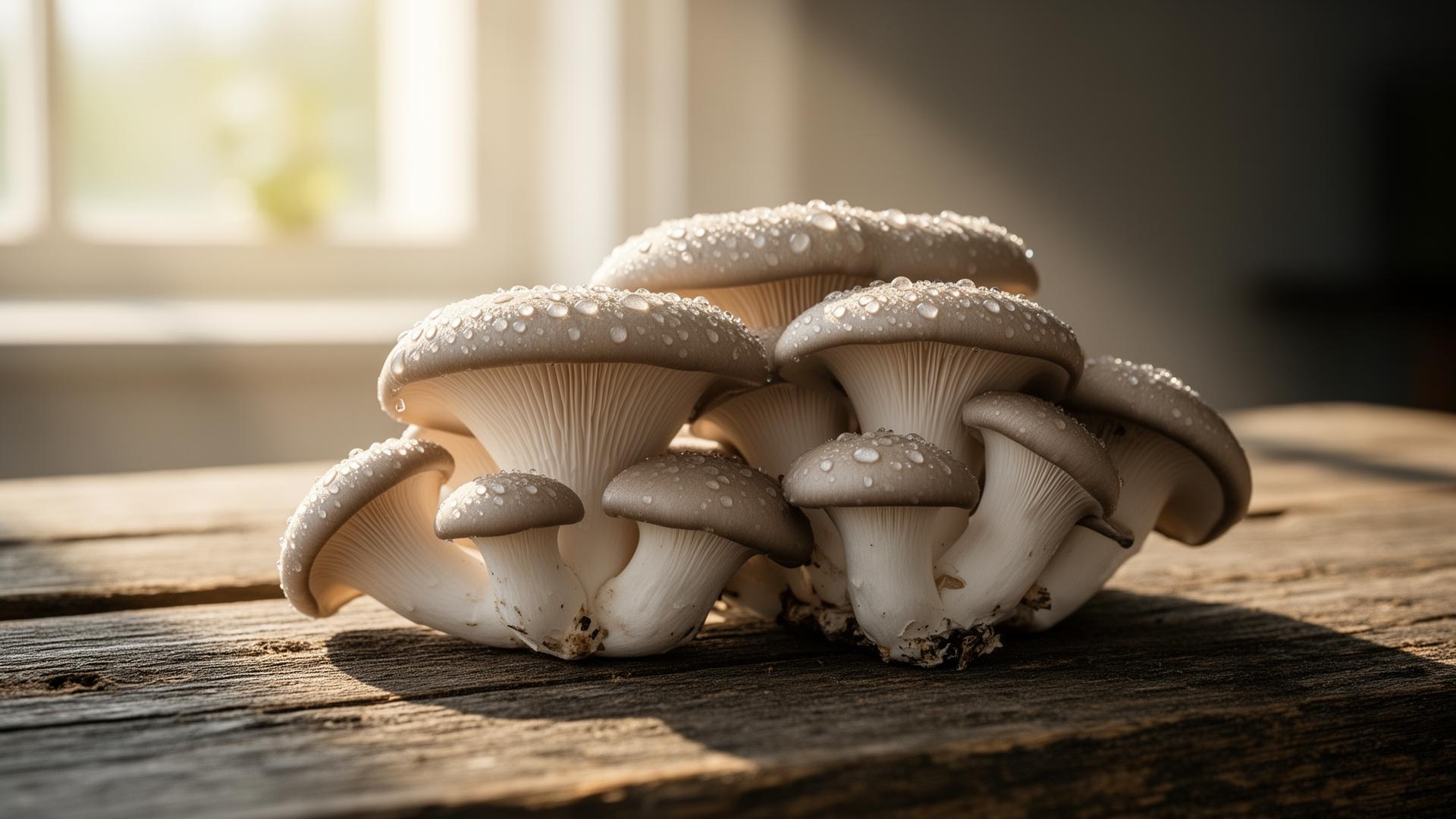 Premium organic mushrooms